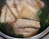 鯖の＊酒粕入り味噌煮作り方3写真