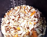 簡単 時間短縮 炊き込み御飯 塩魚汁入り作り方3写真