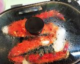 フライパンで生タラバガニの脚を蒸す作り方2写真