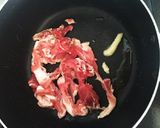 【簡単】一人ランチや休日ランチ豚肉つけ麺作り方3写真
