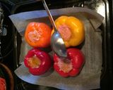 チーズがとろ〜り！肉詰めパプリカ作り方7写真