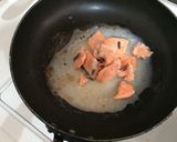シャケ海苔の超簡単クリームパスタ作り方2写真