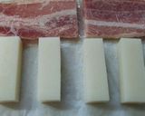 餅のベーコン巻き焼き作り方1写真