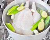 小さめ丸鶏でお家タッカンマリ鍋！作り方4写真