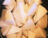 大根の中華風蟹あんかけ作り方1写真