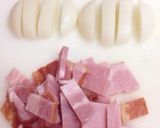 お餅消費に！トマトのお餅グラタン♡作り方1写真