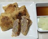 簡単！油揚げのひき肉詰め焼き。お弁当にも作り方5写真