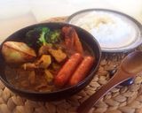 本場の味!ゴロッと野菜のスープカレー作り方7写真