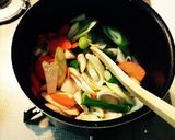 こぼうがあったらこれ！野菜たっぷり味噌汁作り方2写真