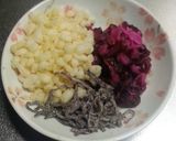 簡単美味い♪しば漬け塩昆布おむすび♪作り方1写真
