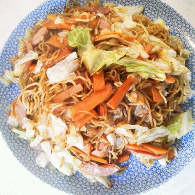 オムそば♪3人分まとめて作って簡単☆ by AKARU☆ 【クックパッド