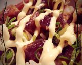 マグロのにんにく醤油漬け丼作り方4写真