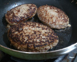 和風ハンバーグ　きのこの醤油ソースがけ作り方8写真