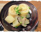 お餅の白菜ロールあんかけ作り方7写真