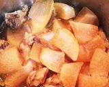 コラーゲンたっぷり！ 豚バラ軟骨の煮物作り方6写真