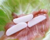 お好み焼き味　とろ～りお餅ロールキャベツ作り方3写真