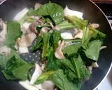 豚肉とほうれん草の炒め物作り方3写真
