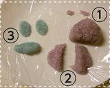 キャラ弁☆スティッチ☆作り方1写真
