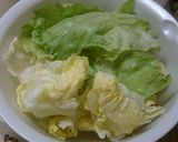 せせりとレタスのあっさり醤油鍋作り方2写真