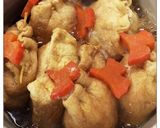 冷凍卵☆きんぴらゴボウ巾着作り方4写真