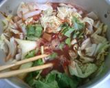 簡単 白菜 セロリ 挽き肉の トマト煮♪作り方4写真