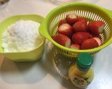 レンジで作るいちごジャム作り方1写真