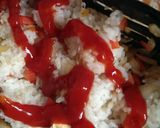 残り物には福◆チキンケチャップライス作り方7写真