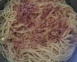 簡単包丁いらず具なし和風パスタ作り方3写真