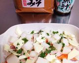簡単！餅アレンジ！塩魚汁と味噌でグラタン作り方2写真