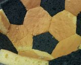 ☆♪サッカーボール型ドームケーキ♪☆作り方6写真