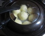 HBのパン生地で簡単美味しい焼きニラまん作り方7写真