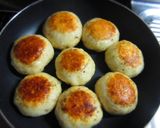 HBのパン生地で簡単美味しい焼きニラまん作り方9写真