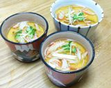 牡蠣入り豆乳茶わん蒸し作り方6写真