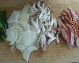 我が家のナポリタン作り方1写真