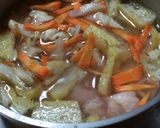 簡単固形燃料で炊き込みごはん作り方3写真