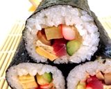 節分✿七福の恵方巻(太巻き寿司)作り方33写真