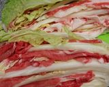 ふなっし−をのせた豚肉と白菜の鍋♪作り方4写真