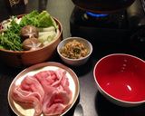 札幌1番塩ラーメンで豚シャブ鍋作り方3写真