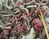 簡単失敗ナシ♪牛こまの焼き肉のタレ炒め作り方3写真
