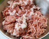 豚バーグ、野菜わりと多め。作り方1写真