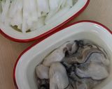 カキと大根のセンチェ（굴생채무침）。作り方1写真