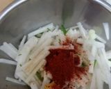 カキと大根のセンチェ（굴생채무침）。作り方2写真