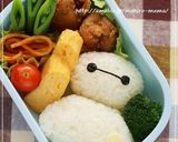 簡単♪キャラ弁　ベイマックス作り方1写真
