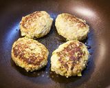 豚バーグ、野菜わりと多め。作り方6写真