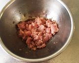 簡単！鶏ひき肉ともやしの照焼きハンバーグ作り方2写真