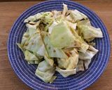 材料2つ。キャベツのあっさりタレ作り方2写真
