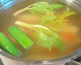 鶏ささ身の無駄無し茹で方でサラダとスープ作り方1写真