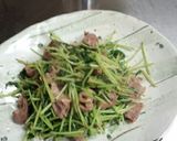 豆苗と砂肝の塩炒め作り方8写真