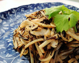 ジャガイモとヒジキのカレー炒め作り方3写真