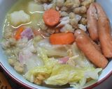 ひよこ豆のポトフ☆ニンニクとベーコン風味作り方16写真